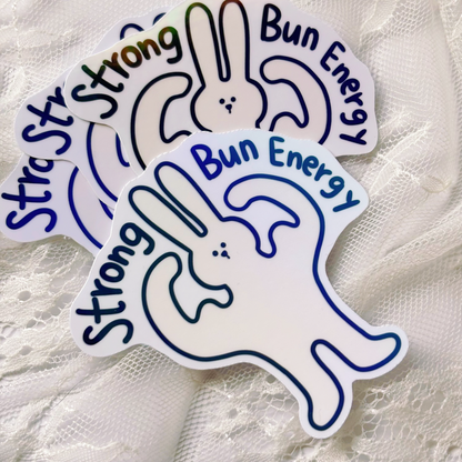 Tired Rabbit - Strong Bun Energy